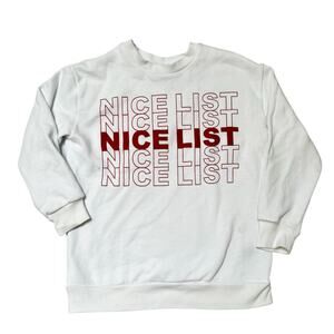 Art Class Nice List Pullover Holiday Sweatshirt Size 6/7